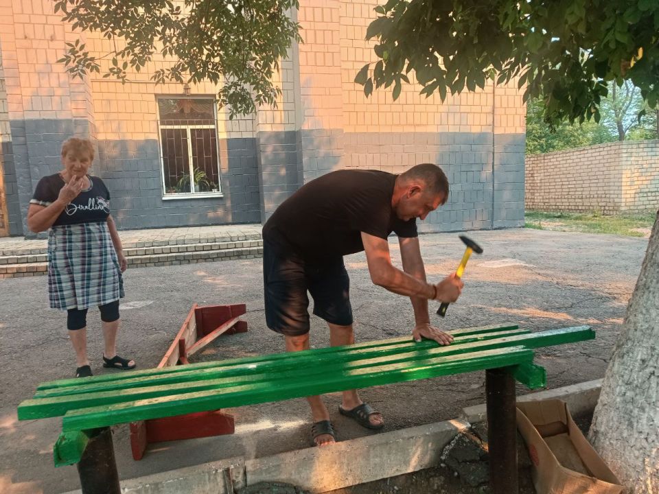 На территории Центра досуга «Дзержинец» проведены работы по благоустройству!