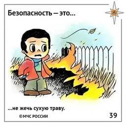 Не жгите сухую траву — это важно, так как неконтролируемое сжигание может стать причиной серьёзной беды