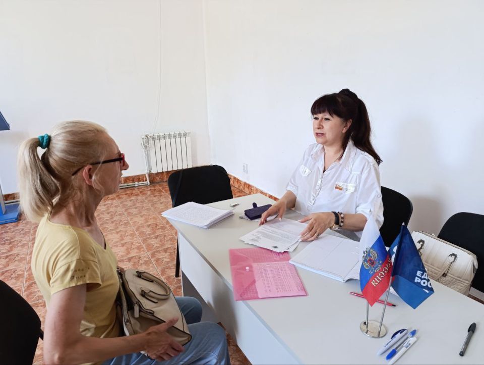 31 июля провела приём граждан в городе Северодонецке