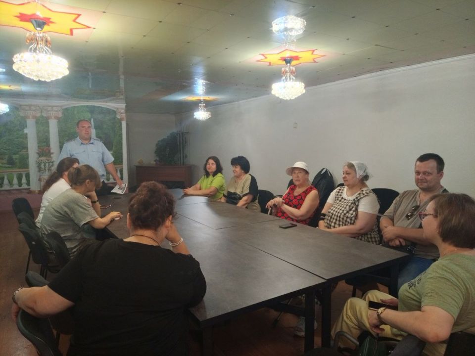 В Суходольске прошла встреча полиции с местными жителями
