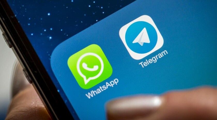 ������������ ������� �� ����������� ������� ����� Telegram � WhatsApp