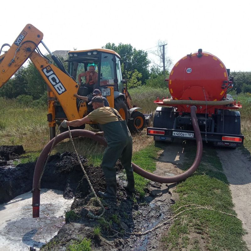 Поступило обращение о перебоях в работе системы водоотведения в селе Половинкино