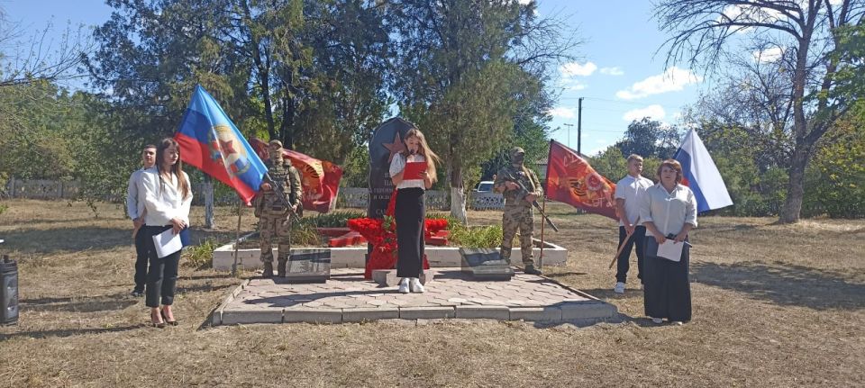 Межрегиональная патриотическая эстафета «ВЕНОК СЛАВЫ» прошла в селе Самсоновка