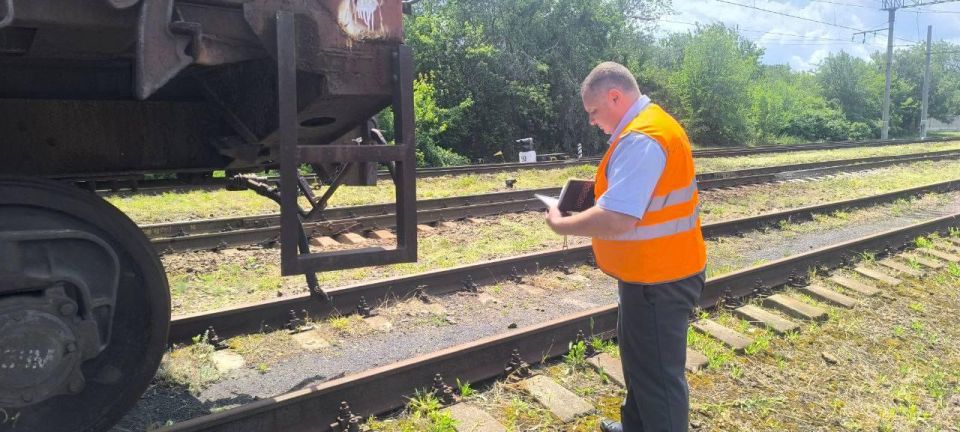 Обследование железнодорожных станций в ЛНР