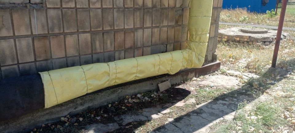 Теплотехники Удмуртии провели аварийно-восстановительные работы на теплотрассе музыкальной школы в Лутугино