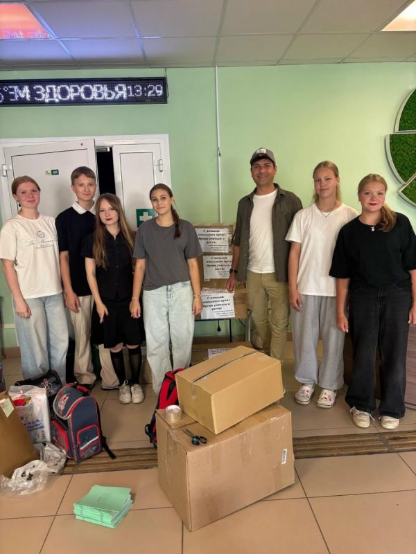 Пермская гимназия №3 подготовила подарки для первоклассников Северодонецка