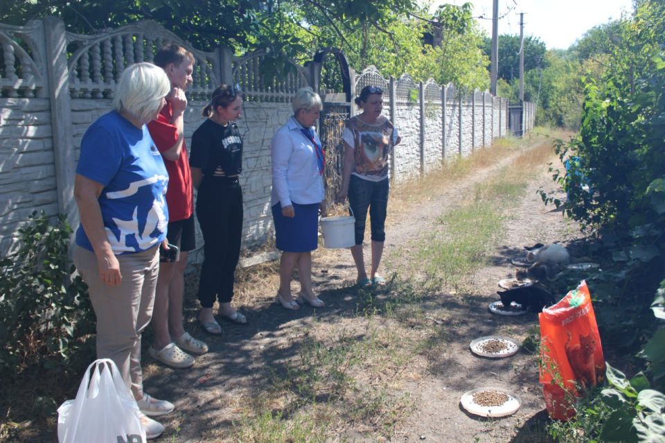 В рамках акции «Лучший друг» партии «Единая Россия» активисты Славяносербщины передали Автономной некоммерческой организации помощи бездомным животным «Щенячий патруль» из города Счастье порядка 70 килограммов кормов...