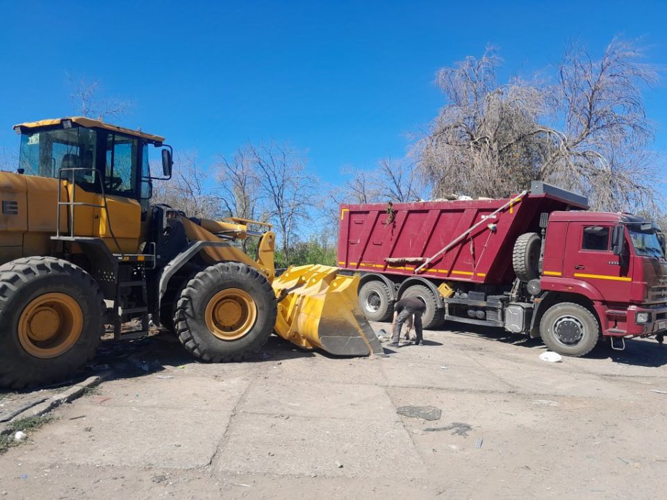 Работы по благоустройству в Молодогвардейске