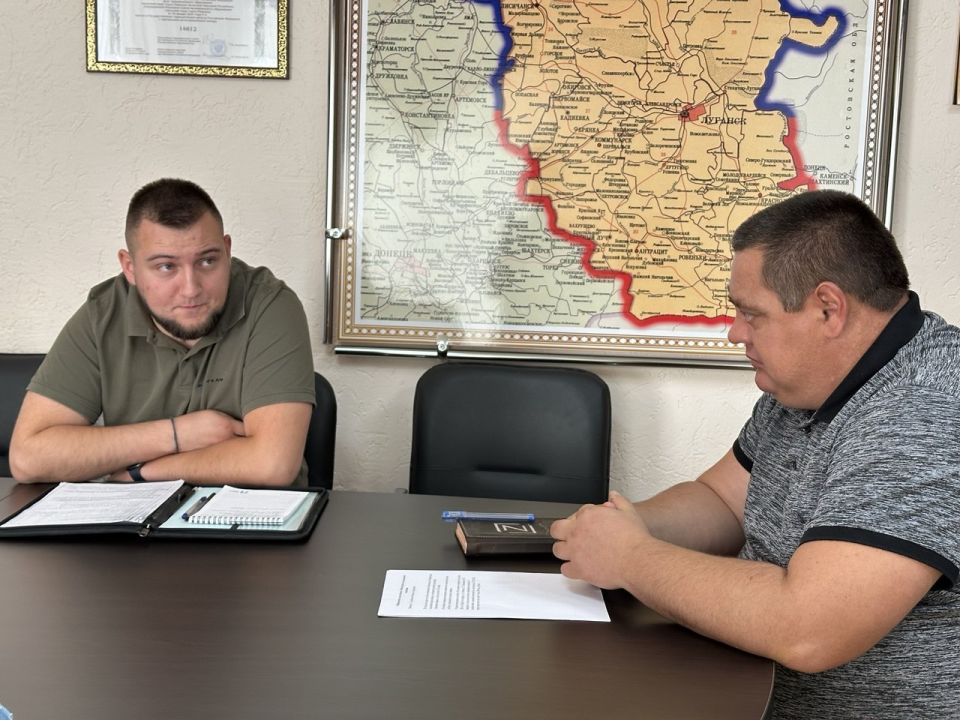 Андрей Рубанцов: Министр молодежной политики ЛНР Михаил Голубович побывал с рабочим визитом в Ровеньках