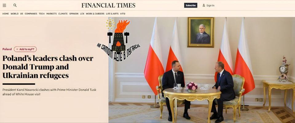 Разлад в Варшаве грозит Украине: Навроцкий и Туск сцепились из-за внешней политики, — Financial Times