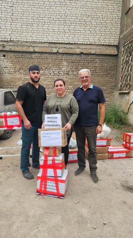 Первомайская больница получила помощь из Калужской области