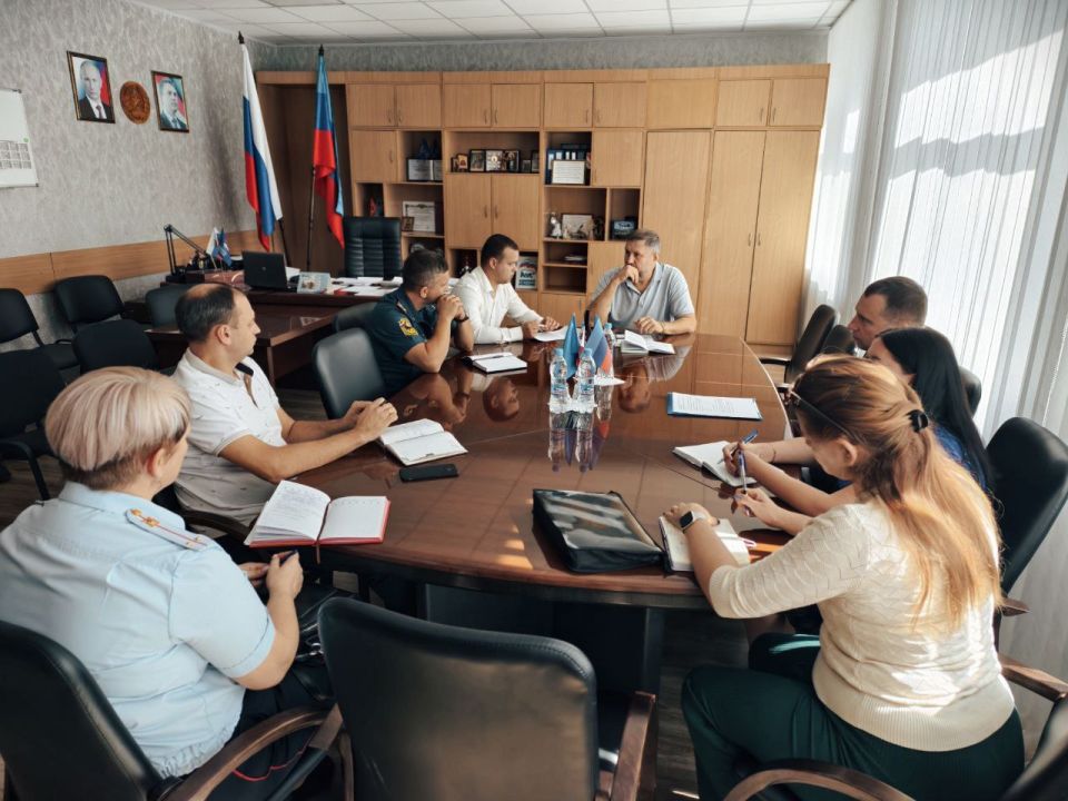 Евгений Бондарь: Провел очередное заседание КЧСиОПБ муниципального образования Лутугинский муниципальный округ