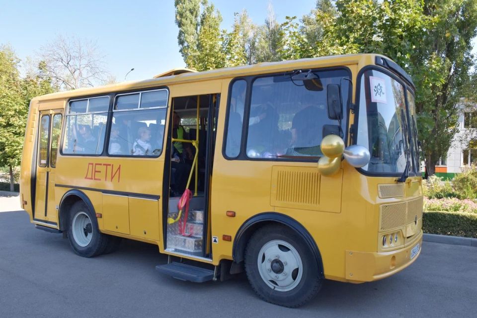 В Петровской школе № 22 им. генерал-майора М.М.Шаймуратова – новый школьный автобус