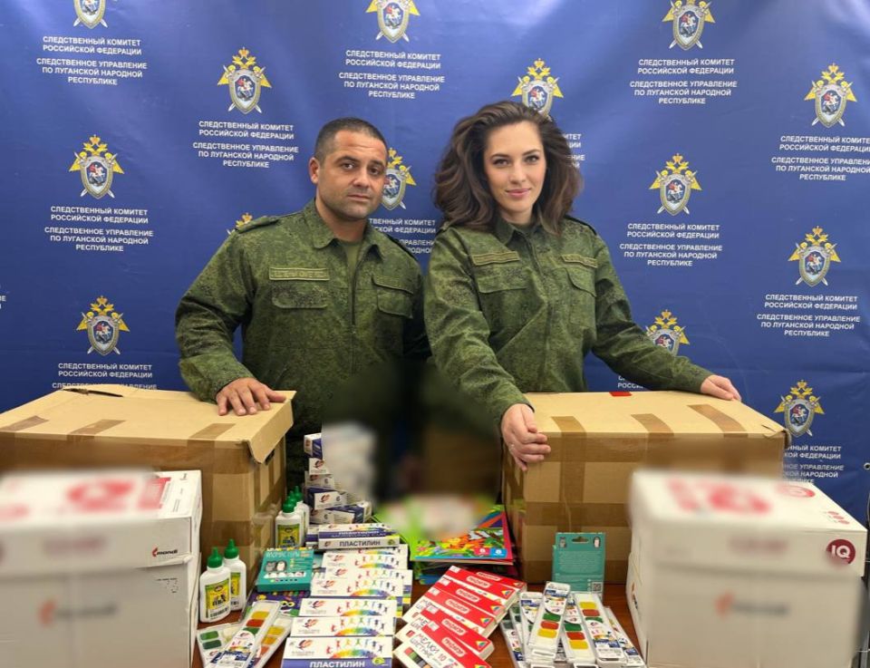 В ЛНР сотрудники Следкома помогли многодетным семьям