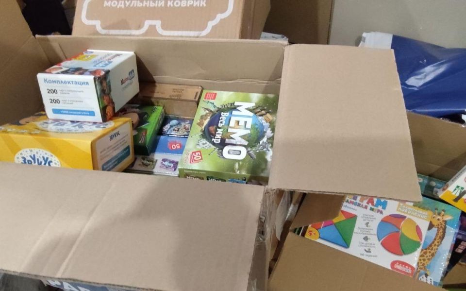 Игрушки для дошколят Северодонецка передал в дар ЦУР Пермского края