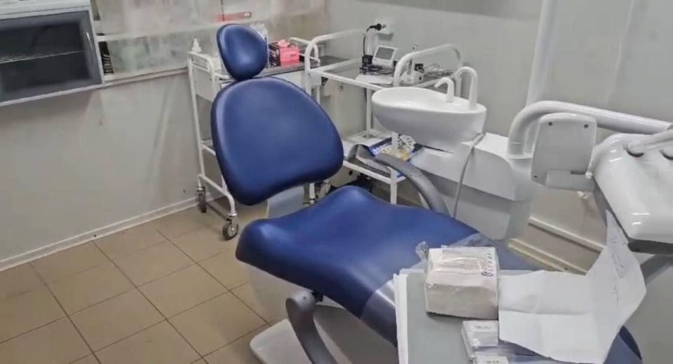 Калужане отремонтировали стоматологическое отделение в Первомайской ЦГМБ