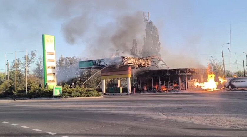 Украинский беспилотник атаковал АЗС в Северодонецке — Правительство ЛНР