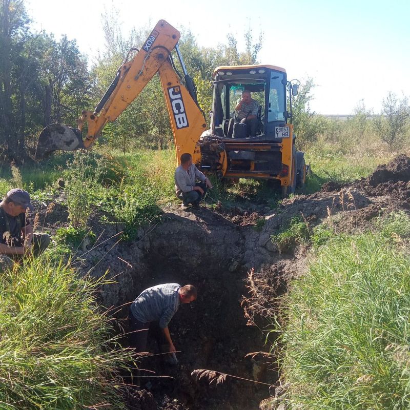 Специалистами МБУ Центр «Благоустройство» устранён порыв на участке водопроводной сети в селе Бондарево Старобельского муниципального округа