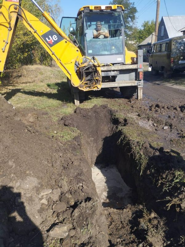 Ульяновская ремонтная бригада ликвидировала аварии на коммунальных сетях в Лутугинском муниципальном округе