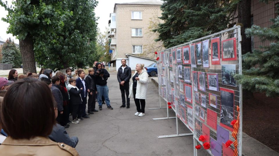 Андрей Рубанцов: Открытие фотовыставки «Юные герои сороковых» состоялось в Ровеньках