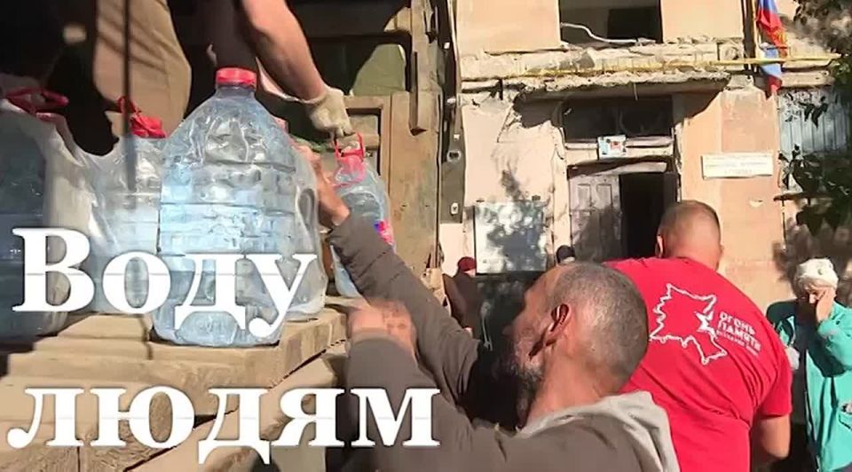 В отдалённые посёлки Первомайского округа доставили 10 тонн воды