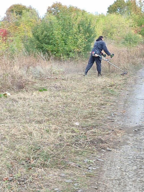 По поручению Главы городского округа город Ровеньки Андрея Рубанцова, на подведомственной территории отдела жизнеобеспечения пгт Ясеновский проведены работы по обновлению минерализованных полос вокруг границ села Красный...