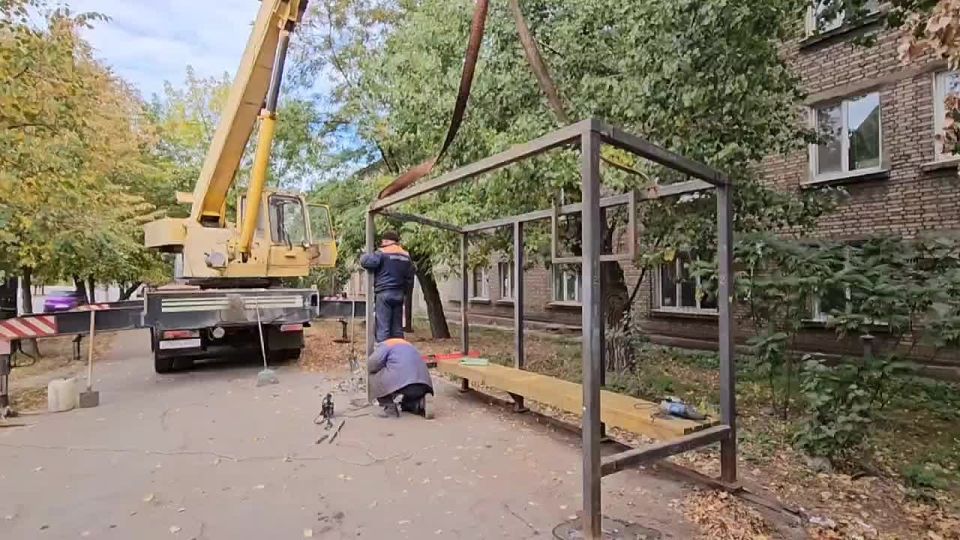 Светлана Гребенькова: Обновляем дорожную инфраструктуру: павильоны ожидания