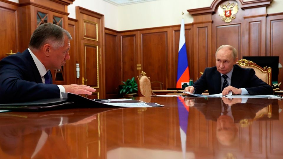 Путин и Хуснуллин обсудили развитие Донбасса и Новороссии