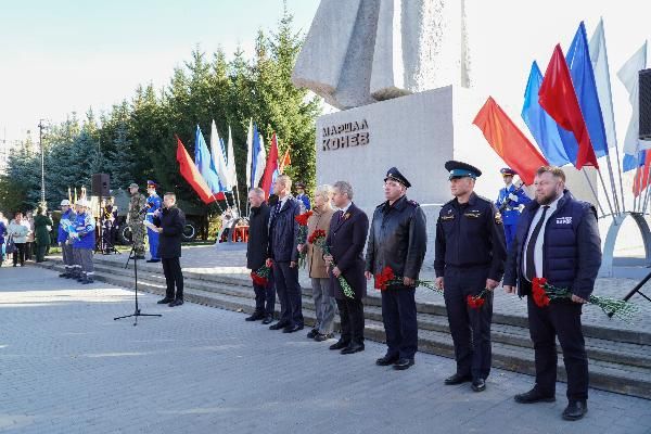 Начальник УФСИН России по Кировской области Кирилл Попов принял участие в торжественной церемонии открытия «Вечного огня»