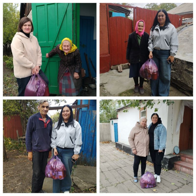 В пгт Чернухино прошла акция "Твори добро" ко Дню пожилого человека