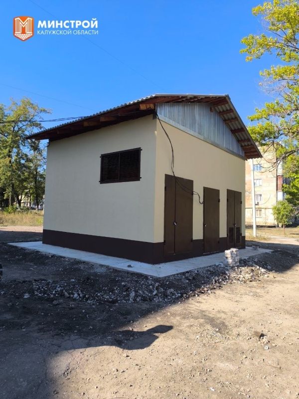 Андрей Губарев: Строители из Калуги завершили восстановление трансформаторной подстанции в Первомайске