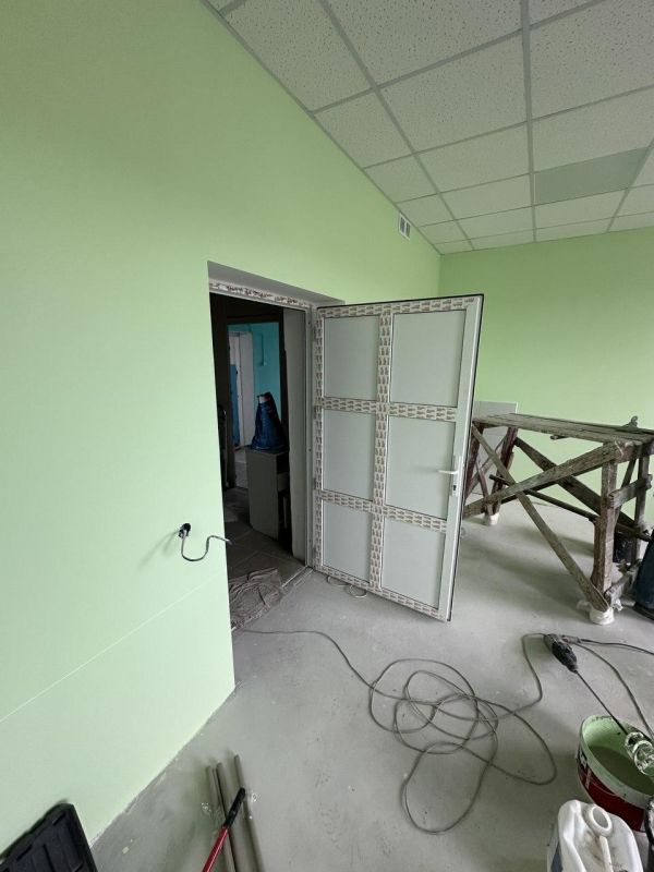 Ремонт палат в больнице Перевальска близится к завершению от региона-шефа