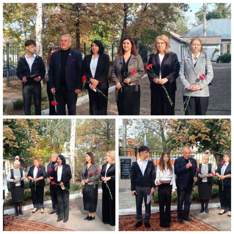 Открытие стелы педагогам-фронтовикам: почтение памяти и уважение к профессии учителя!