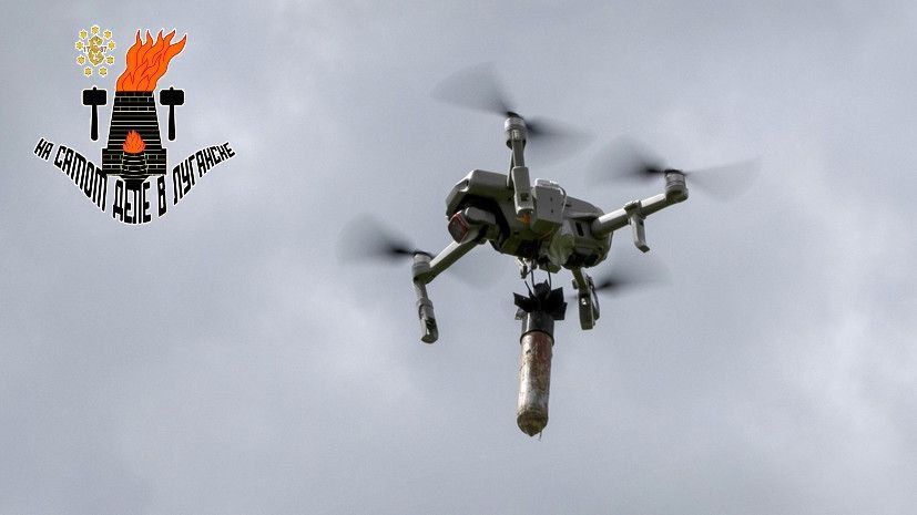 Вражеский беспилотник атаковал автомобиль в Сватово