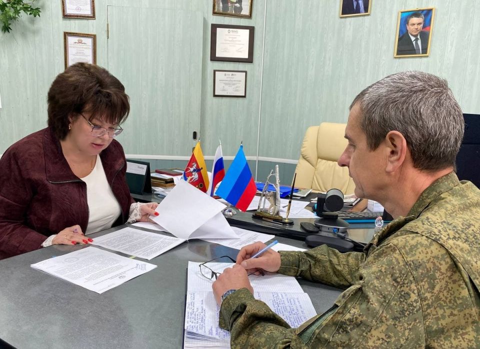 Марина Филиппова: По поручению Главы ЛНР Леонида Пасечника в Новоайдарском округе продолжается активная работа по постановке мужчин на воинский учет