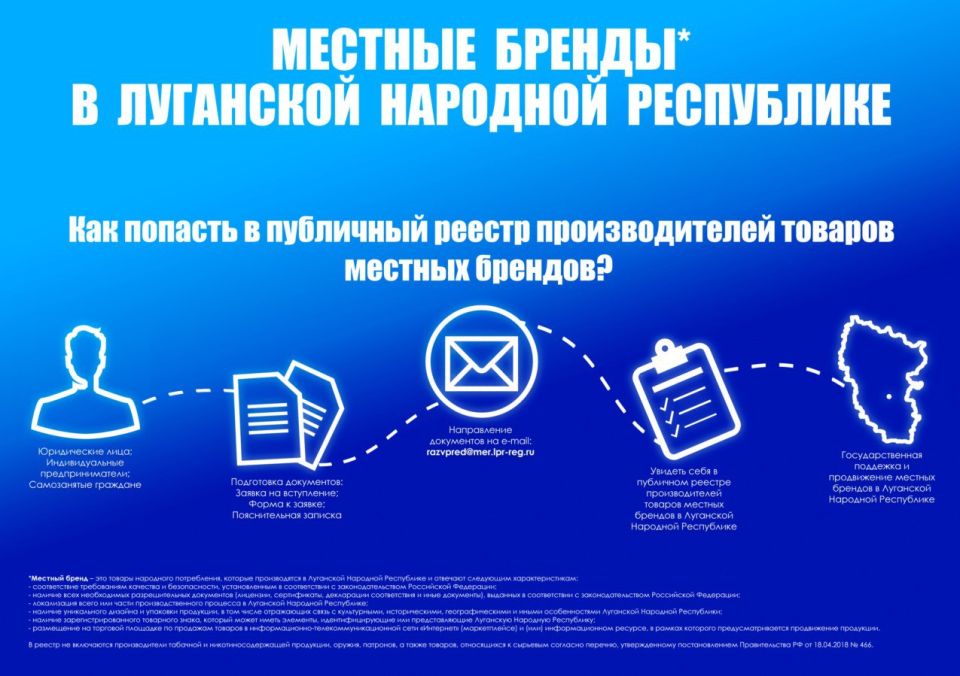 В рамках Программы Луганской Народной Республики «Поддержка и продвижение местных брендов в Луганской Народной Республике на 2025-2030 годы», в целях формирования нового формата продвижения местных брендов, их популяризации...