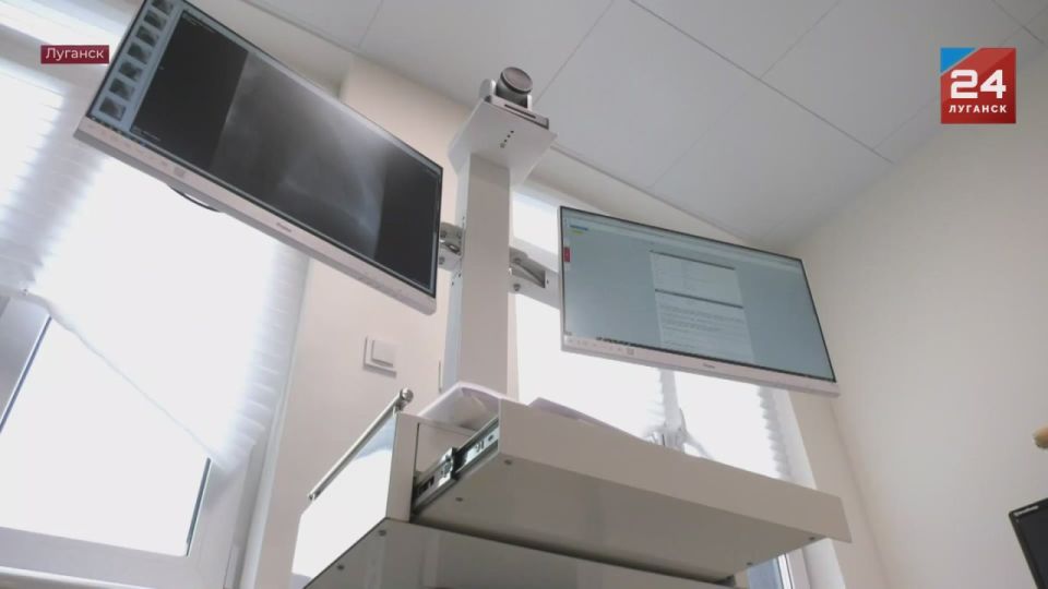 Телемедицинская стойка открыта в Луганской государственной поликлинике № 12