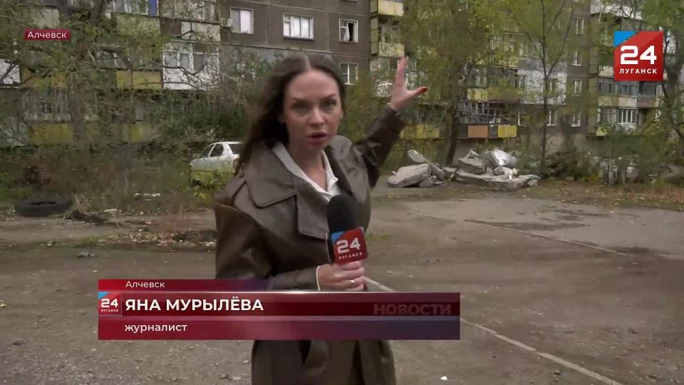 В Алчевске в многоэтажке по улице Гмыри,19 произошел взрыв с обрушением верхних этажей