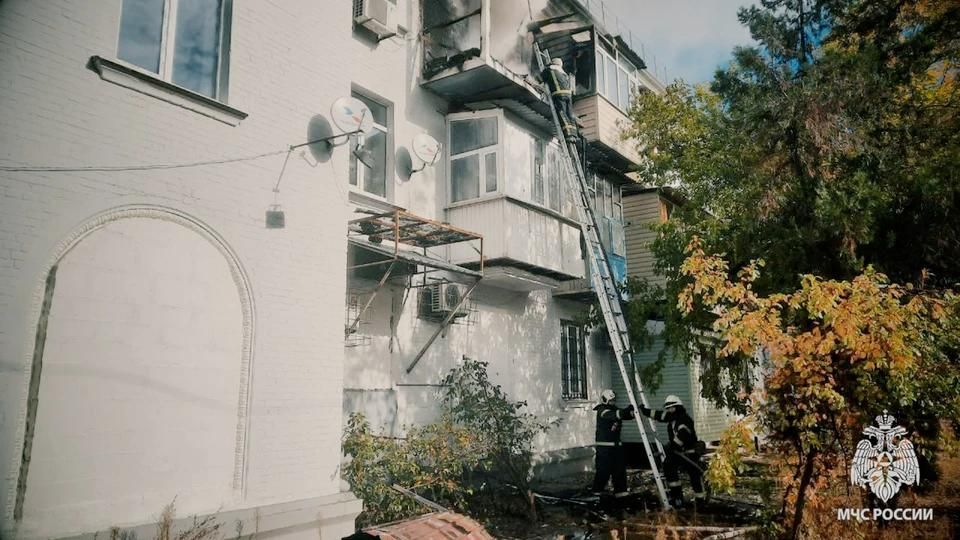 В Северодонецке на пожаре в многоквартирном доме эвакуировали трёх человек