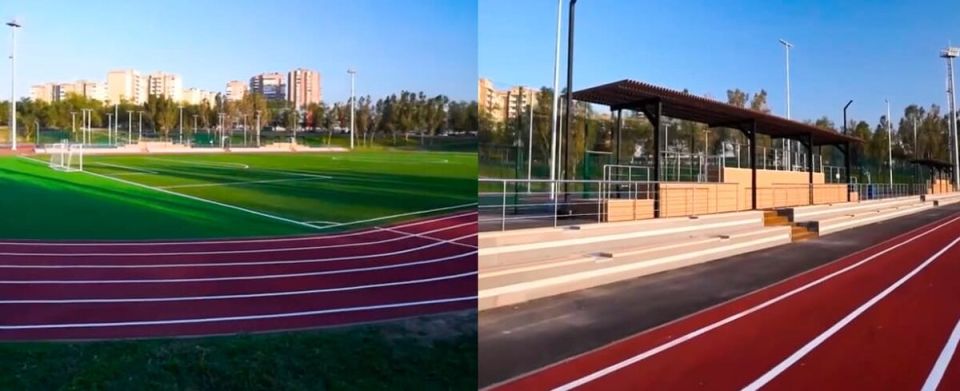 1 В Луганске открылся обновленный университетский стадион