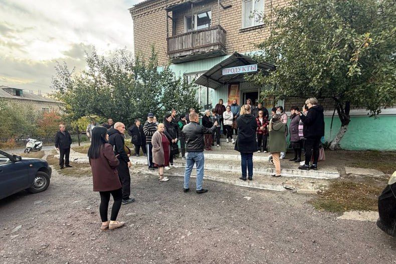 В посёлке шахты №63 города Червонопартизанска прошёл сход с жителями