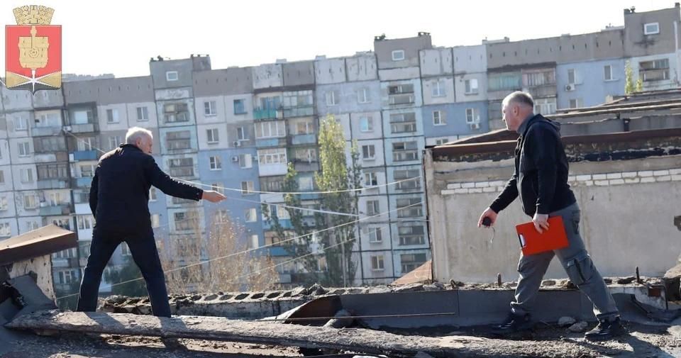 Специалисты начали обследовать пострадавший от взрыва дом в Алчевске