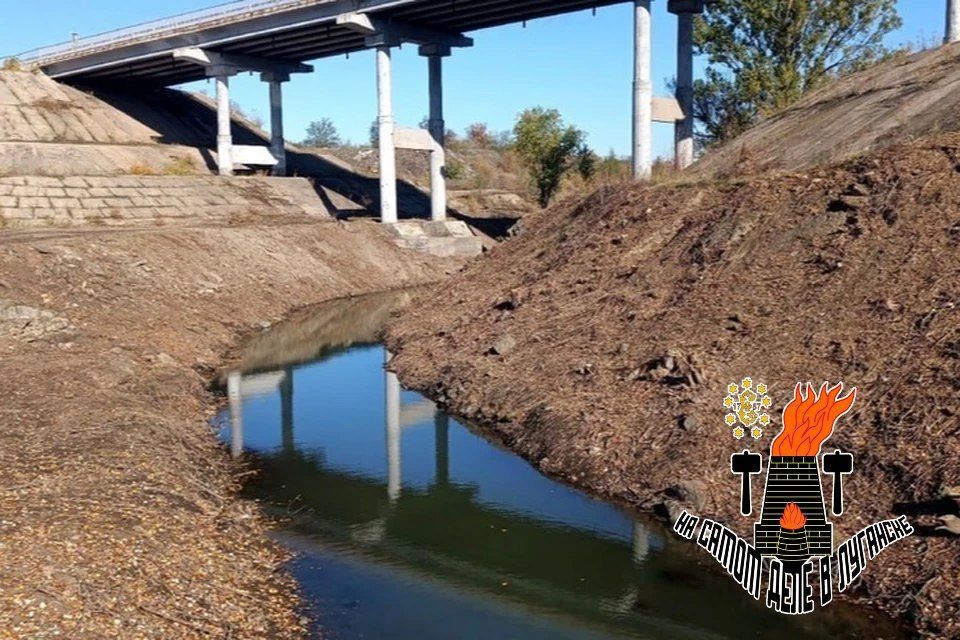 Река Лугань стала чище. Специалисты закончили очистку 15 км русла реки Лугань - работы проводились в границах города Первомайска и поселка Калиново