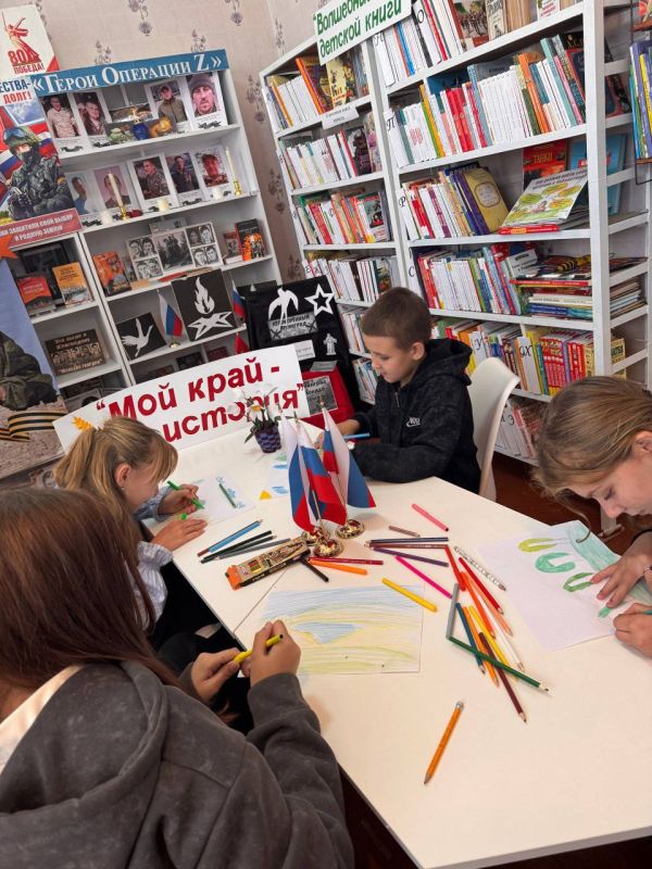 В библиотеке с. Благовка состоялся увлекательный творческий конкурс, посвященный красоте и уникальности родного края