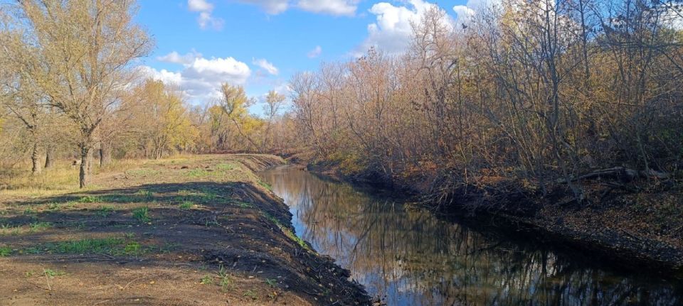 Завершены работы по расчистке реки Лугань на территории городского округа город Первомайск