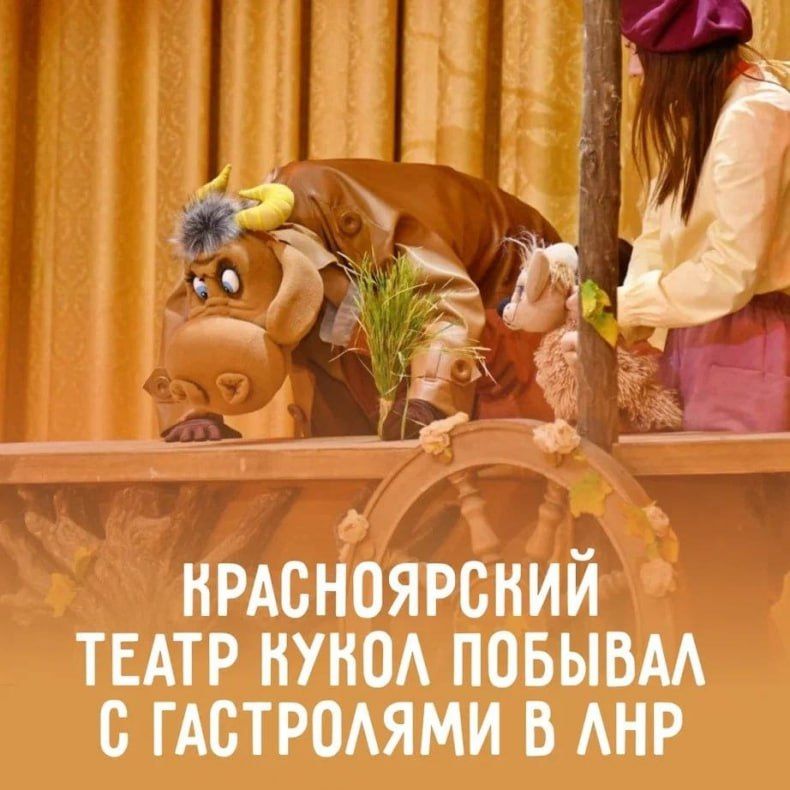 Красноярский театр кукол побывал с гастролями в ЛНР