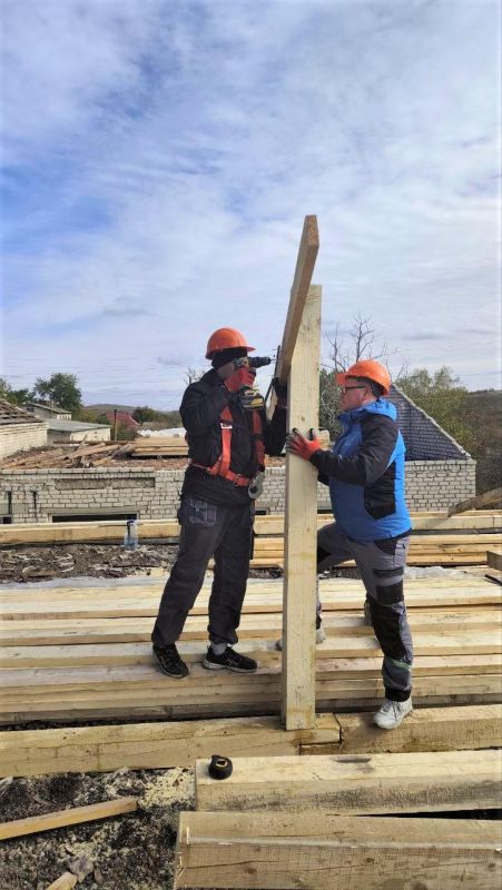 Капитальный ремонт кровли Дома культуры в Македоновке продолжается