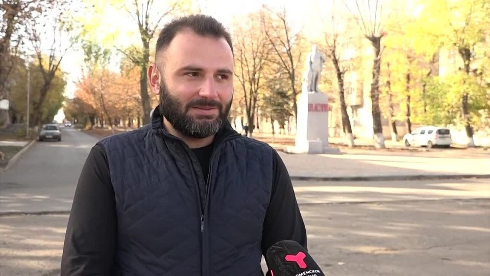 О ходе капитального ремонта дороги в Молодогвардейске рассказал прораб компании «Артстрой» Ашот Галян: