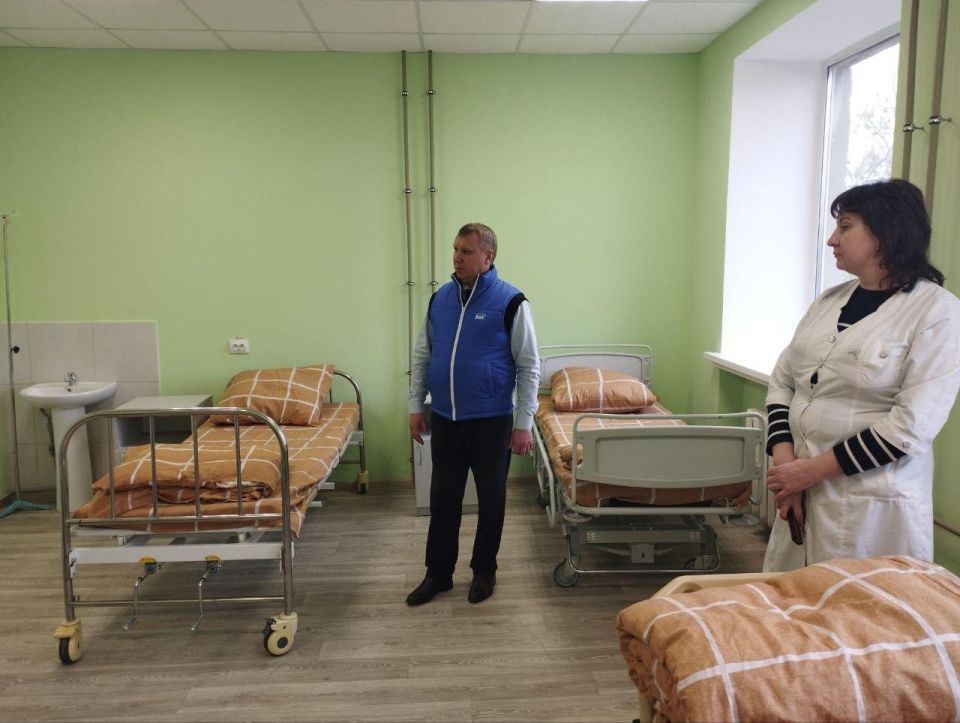 В Перевальске завершили ремонт палат районной Центральной больницы