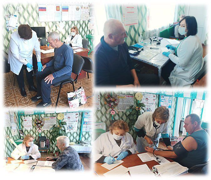 Медицинской бригадой Перевальской ЦРМБ осуществлен выезд в поселок Центральный для проведения диспансеризации участников СВО и их семей